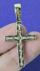 New GLD | Diamond Cross Vermeil Pendant - 18k Gold Plated Over 925 Sterling Silver w CZ Stones | Retails for $192! - 3