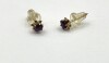 14KT Yellow Gold Natural Amethyst (0.24ct) Earrings, W/A $590.00. - 2