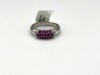 Sterling Silver Natural Rubies (0.50ct) Ring, Size 7, W/A $600.00. Ruby is the birthstone for July. - 2