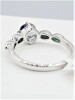 Sterling Silver Mystic Quartz (1.24ct) and Natural Emerald (0.10ct) Ring, Size 6.25, W/A $365.00. - 5