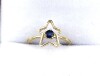 10KT Yellow Gold Natural Blue Sapphire (0.15ct) Ring, Size 3.75, W/A $730.00. Sapphire is the birthstone for September. - 5