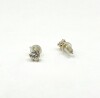 14KT Yellow Gold CZ (0.70ct) Heart Earrings, W/A $400.00.