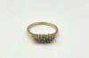 14KT Yellow Gold Natural Tanzanite (0.50ct) and Diamond (0.01ct) Ring, Size 8, W/A $1475.00. Tanzanite is the birthstone for December. - 3