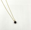 10KT Yellow Gold Natural Garnet (1.65ct) Pendant With Gold Plated Sterling Silver Chain, W/A $730.00. Garnet is the birthstone for January. - 2