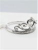 Sterling Silver Diamond (0.12ct) Crown Ring, Size 7, W/A $505.00. Diamond is the birthstone for April. - 3