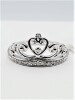 Sterling Silver Diamond (0.12ct) Crown Ring, Size 7, W/A $505.00. Diamond is the birthstone for April. - 5
