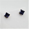 14KT Yellow Gold Natural Iolite (1ct) Earrings, W/A $720.00. - 2