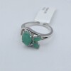 Sterling Silver Natural Emerald (1.2ct) Ring, Size 6, W/A $460.00. Emerald is the birthstone for May. - 4