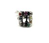 Sterling Silver Mixed Natural Gemstones Ring, Size 8.5, Retail $350.00.