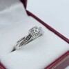 Sterling Silver Natural Diamond (0.10ct) Ring, Size 7, W/A $560.00. Diamond is the birthstone for April. - 2