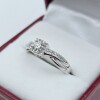 Sterling Silver Natural Diamond (0.10ct) Ring, Size 7, W/A $560.00. Diamond is the birthstone for April. - 3