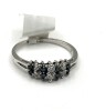 14KT White Gold Diamond (0.25ct) Ring, Size 6.5, W/A $3745.00. Diamond is the birthstone for April.