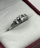 14KT White Gold Diamond (0.25ct) Ring, Size 6.5, W/A $3745.00. Diamond is the birthstone for April. - 4