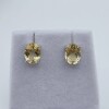 Sterling Silver Natural Citrine Quartz (2ct) Earrings, W/A $510.00. Citrine is the birthstone for November. - 2