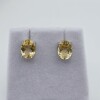 Sterling Silver Natural Citrine Quartz (2ct) Earrings, W/A $510.00. Citrine is the birthstone for November. - 3