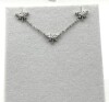 Sterling Silver CZ Butterfly Earring and Necklace Set, Retail $350.00. - 3