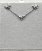 Sterling Silver CZ Butterfly Earring and Necklace Set, Retail $350.00. - 4