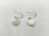 Sterling Silver White Shell Dangling Drop Earrings, Retail $250.00. - 4