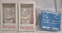 2 New Teeth Whitening Kits & 4 New Packs NIU Finger Teeth Wipes (Mint)