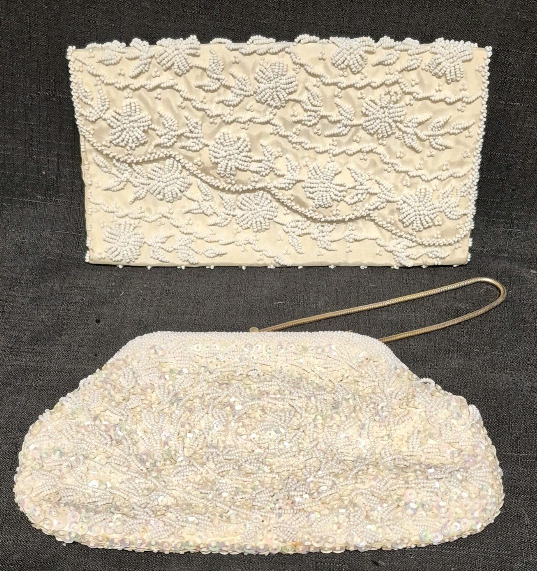 2 Vintage Beaded & Sequin Purses