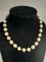 Miriam Haskell Signed Baroque Pearls Necklace