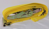 New DC Cargo 2" x 12' Series E/A Ratchet Strap w/ Spring E Fittings PART# 212RSEF | Assembly Break Strength 3.000 lbs | Work Load Limit 1.000 lbs