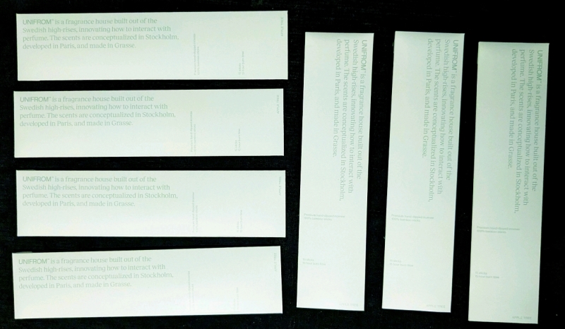 7 (Seven) New UNIFROM "Apple Tree" Premium Hand-Dipped Incense Stick Packs | 15 Sticks per Package | Over $350 Value!