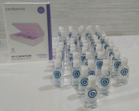 58 New Revitalizing Citrus + Mint Travel Shampoos 7oz ea & New Candy Irez Electronic UV-C Sanitizer