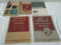 5 Vintage Manuals Canadian Tire, Allieds, Pioneer