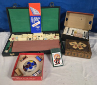 Game Night! Rummy The Rumm-EEE, Small Roulete Game, 9 Decks Of Cards & 1 Playing Card Storage Box ( Holds Up To 2 Decks )