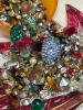 AB Molded Rhinestones Foil Back Crystal Rhinestones COSTUME JEWELRY Hard Cover Book Judith Miller - 4
