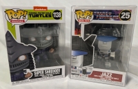 2 New Funko Pop! Vinyl Figures: #1138 Teenage Mutant Ninja Turtles Super Shredder & #25 Transformers Jazz