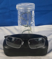 New Nike Eye Prescription Glasses with Case ( 8050 003 57□18 145 ) & Stoggles: PPE Protective Goggles W/ Blue Blocking & Anti-Fog