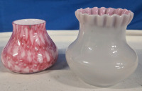 2 Lovely Vases Small Vase 3.5" Tall & Stunning Czech Vase 2⅝" Tall