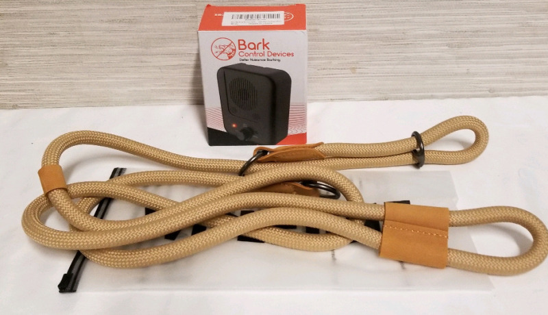 New Wolfone Dog Leash and Bark Control Device