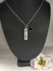 Pet Cremation Urn Necklace Stainless Steel Memorial Keepsake Cylinder Pendant for Ashes - 2