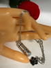 Pet Cremation Urn Necklace Stainless Steel Memorial Keepsake Cylinder Pendant for Ashes - 4