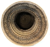 Spectacular Large Hand-Woven Basket with Abstract Monkeys & Geometric Patterns | 15.25" Diameter at Top, 14.5" Tall - 2
