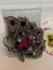 Elegant Butterfly Brooch Crystal Rhinestones 3.5 Inches - 6