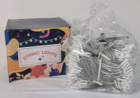 New - 403ft. LED String Lighting w/Remote , White .