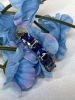Blue Tanzanite CZ ADI 925 Sterling Ring Size 8 - 6