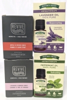 4 New Essential Oil & Scented Oils Refills | Melaleuca REVIVE Apple and Spiced Cider, Lavender and Manuka Honey (24ml ea) | Nature's Truth Lavender + Peppermint (15ml ea)