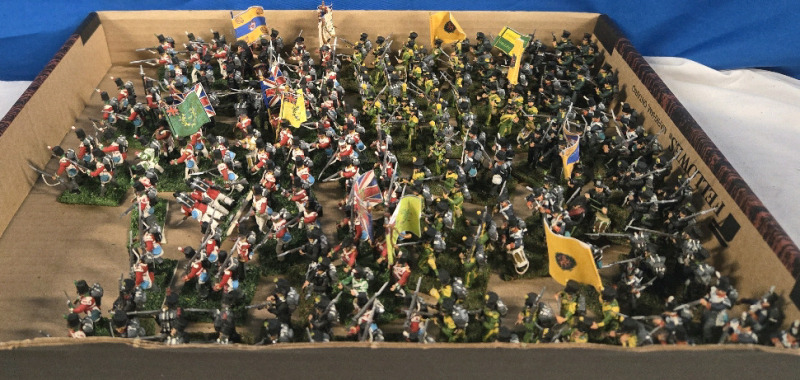 70+ Flats | Appears To Be Plastic Military Infantry Troops Labled As " Dutch Militia, 2nd Nassau, American Regt Of Foot " & More! | Tallest Troop Measures ( 1&frac12;" Tall )