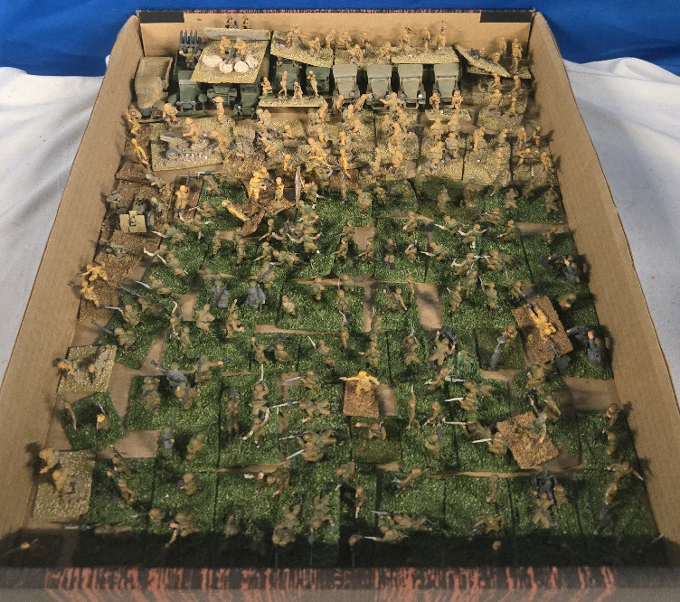 75+ Flats & 10 Vehicles | Appears To Be Britsih Lead / Plastic Military Infantry & Vehicles | Largest Vehicle Measures ( 2.5" x 1 " x &frac34;" ) Tallest Troop Measures ( 1" Tall )