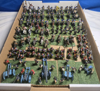 45+ Flats | Appears To Be Lead Horsemen & Military Infantry Labled As Saxony, Americans, Finckenstein Dragoons, & More! | Tallest Troop Measures ( 2" Tall )