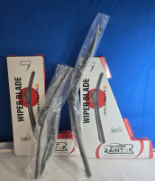 9 Pcs New | Raintok Professional Wiper Blades ( 1 ) Set Of 3 2006-2012 Toyota Rav 4 Wipet Blades ( 1 ) Set Of 3 2018-2023 Chevrolet Traverse Wipet Blades & 3 Blades with Unknown Compatibility | Unknown Blades Range In Size From 10" - 23" Long