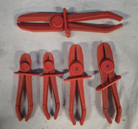 5 New Plastic Hose Pinch clamps | From 6" - 10" Long