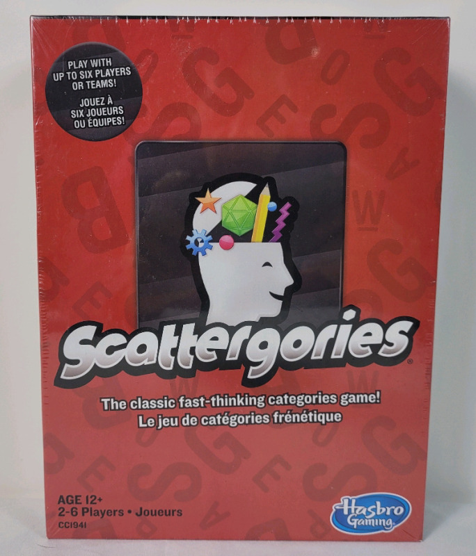 New , Sealed - Scattergories Board Game .