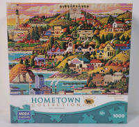 New , Sealed - MEGA Puzzles 1000pc. Hometown Collection Puzzle