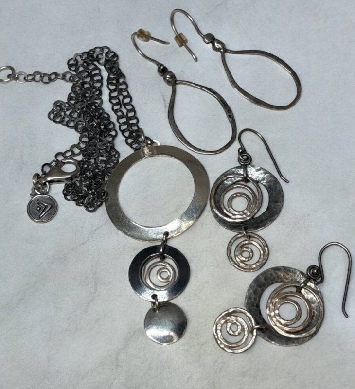 Sterling Silver Silpada 925 Jewelry Pieces Stamped & Signed